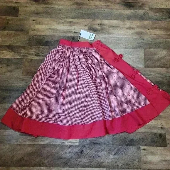 NWT Unique Vintage 2-Piece Cherry Romper & Skirt Set Size (2) XS - Picture 8 of 13